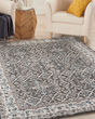 American Manor AMR01 Grey/Ivory Area Rug