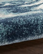 American Manor AMR03 Blue/Ivory Area Rug