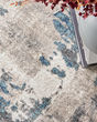 American Manor AMR04 Ivory Blue Area Rug