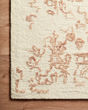 Annie ANN-01 White/Rust Area Rug