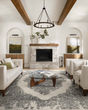 Annie ANN-02 White/Black Area Rug
