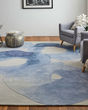 Anya 8887F Blue/Ivory Area Rug