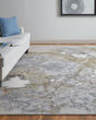 Astra 39L3F Gray/Gold/Ivory Area Rug