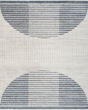 Astra Machine Washable ASW03 Ivory Blue Rug