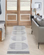 Astra Machine Washable ASW05 Ivory Blue Rug