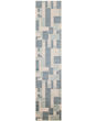 Astra Machine Washable ASW09 Blue Ivory Rug