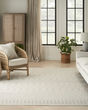 Astra Machine Washable ASW10 Ivory Area Rug