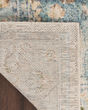 Astra Machine Washable ASW12 Beige Blue Rug