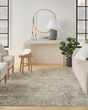 Astra Machine Washable ASW12 Blue Green Rug