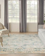 Astra Machine Washable ASW12 Light Blue Rug