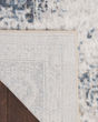 Astra Machine Washable ASW16 Ivory Blue Rug