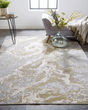 Aura 3563F Ivory/Silver/Gold Area Rug