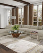 Aura 3737F Gray/Ivory/Gold Area Rug