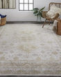 Aura 3738F Gold/Ivory Area Rug