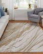 Aura 39LLF Ivory/Taupe/Gold Rug