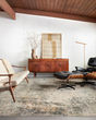 Axel AXE-04 Ocean/Beige Area Rug