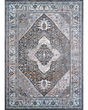 Gypsy Persian Medallion Grey/Ivory Area Rug