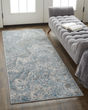 Azure 3405F Ivory/Gray/Blue Area Rug