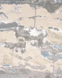 Azure 3525F Ivory/Gray/Blue Area Rug