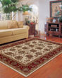 Ariana 117j Ivory/Red Area Rug