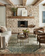 Banks BAN-02 Denim/Clay Area Rug