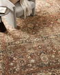 Banks BAN-04 Brick/Ivory Area Rug