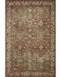 Banks BAN-04 Brick/Ivory Area Rug