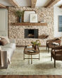 Banks BAN-06 Natural/Granite Area Rug