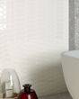 Baroque Bianco Glossy Ceramic Tile