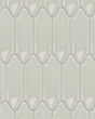 Baroque Pewter Glossy Ceramic Tile