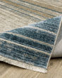 Bauer 90b Blue/Beige Area Rug