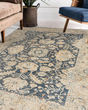 Bergama BE8 Navy Area Rug