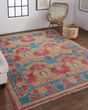 Beall 6633F Blue/Red/Yellow Rug