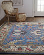 Beall 6708F Blue/Red Area Rug