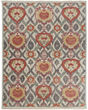 Beall 6712F Orange/Gray Area Rug