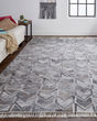 Beckett 0813F Gray/Silver/Taupe Rug