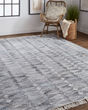 Beckett 0814F Gray/Silver/Ivory Area Rug
