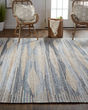 Beckett 0815F Gray/Tan/Silver Area Rug