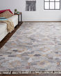 Beckett 0818F Taupe/Gray/Blue Rug