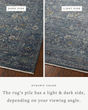 Bradbury BRU-03 Ocean/Gold Area Rug