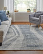 Brighton 69CGF Ivory/Blue/Gray Area Rug