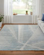 Brighton 69CHF Blue/Ivory/Silver Area Rug