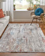 Cadiz 3903F Gray/Red/Blue Area Rug