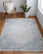 Caldwell 8108F Gray/Blue/Ivory Area Rug