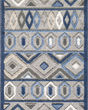 Calla 6921 Grey/Blue Aztec Area Rug
