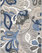 Calla 6922 Grey/Blue Leila Area Rug
