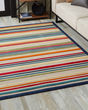 Calla 6927 Ivory/Multi Stripes Area Rug
