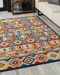 Calla 6928 Ivory/Multi Aztec Area Rug
