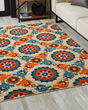 Calla 6931 Ivory/Multi Manor Area Rug