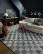 Calvin CLV-01 Blue/Ivory Area Rug